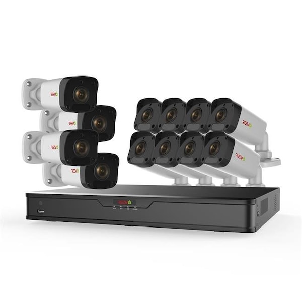 Revo America RU162B12E-3T Ultra HD 16 Channel 3TB NVR Surveillance System with 12 x 2 Megapixel Cameras RU162B12E-3T - main